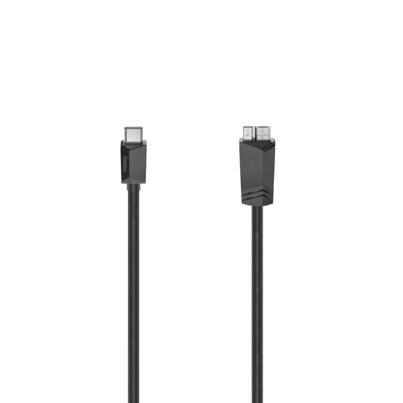 Hama 00200655 USB kabelis USB 3.2 Gen 1 (3.1 Gen 1) 0.75 m USB C Micro-USB A juodas