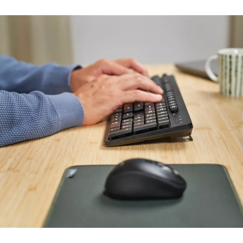 Trust TKM-360 klaviatūra Pelė įtraukta Biurui RF Belaidis QWERTZ vokiška Juoda