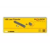 DeLOCK USB lazerinis pranešėjas belaidis USB RF nuotolinio valdymo raudonas lazerinis rodyklė