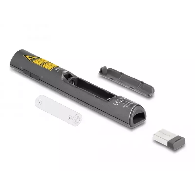 DeLOCK USB lazerinis pranešėjas belaidis USB RF nuotolinio valdymo raudonas lazerinis rodyklė