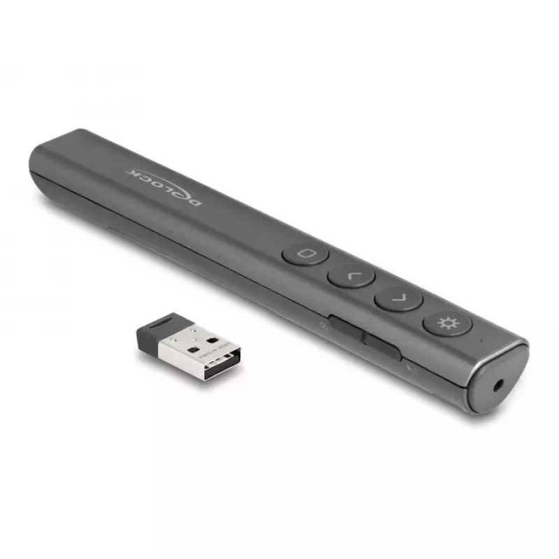 DeLOCK USB lazerinis pranešėjas belaidis USB RF nuotolinio valdymo raudonas lazerinis rodyklė