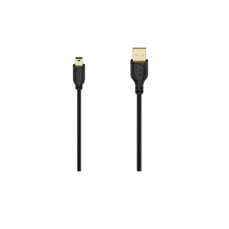 Hama 00074262 USB kabelis USB 2.0 0,75 m USB A Mini-USB B Juodas