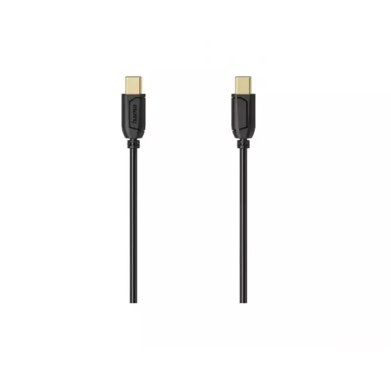 Hama 00074266 USB laidas USB 2.0 0,75 m USB C juodas
