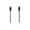 Hama 00074266 USB laidas USB 2.0 0,75 m USB C juodas