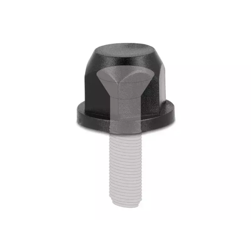 DeLOCK M12 sriegio apsauginis dangtelis juodas 2 vnt. Nailonas