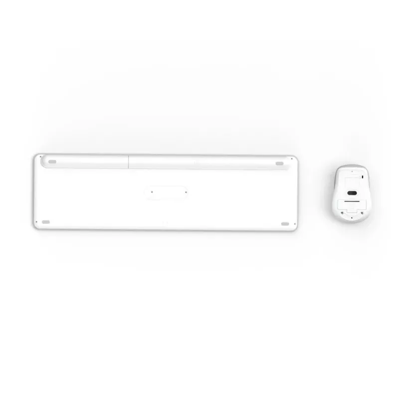 Hama WKM-550 klaviatūra Pelė įtraukta Namams/Biurui RF belaidė + Bluetooth QWERTZ vokiečių Pilka, Balta