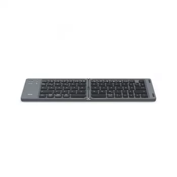 Hama Travel 450 QWERTZ vokiečių Bluetooth juoda, tamsiai pilka