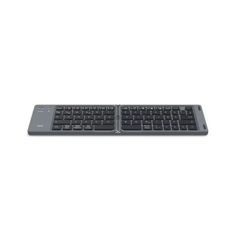 Hama Travel 450 QWERTZ vokiečių Bluetooth juoda, tamsiai pilka