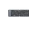 Hama Travel 450 QWERTZ vokiečių Bluetooth juoda, tamsiai pilka
