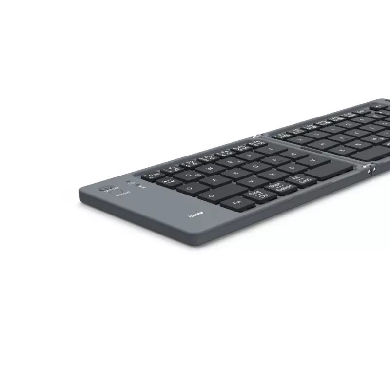 Hama Travel 450 QWERTZ vokiečių Bluetooth juoda, tamsiai pilka