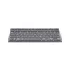 Hama Travel 400 QWERTZ German Bluetooth Juoda, Dark Pilka