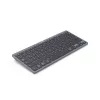 Hama Travel 400 QWERTZ German Bluetooth Juoda, Dark Pilka