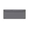Hama Travel 400 QWERTZ German Bluetooth Juoda, Dark Pilka