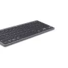 Hama Travel 400 QWERTZ German Bluetooth Juoda, Dark Pilka
