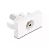 Kištukinis lizdas DeLOCK 90848 2 x 3,5 mm vyriška balta
