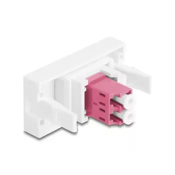Šviesolaidinis adapteris DeLOCK 90846 LC Multi-mode 1 vnt. Violetinis Baltas