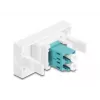 Šviesolaidinis adapteris DeLOCK 90845 LC daugiarežimis 1 vnt. akvamarinis baltas