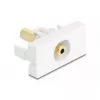 Kištukinis lizdas DeLOCK 90843 2 x 3,5 mm kabelio jungtis balta