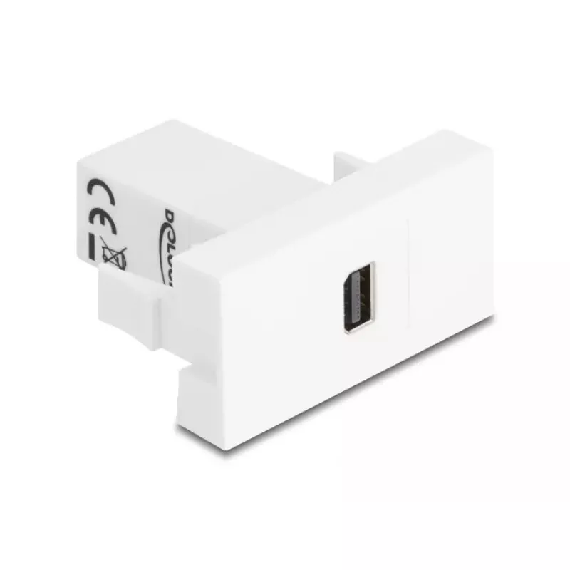 DeLOCK 90842 Mini DisplayPort lizdo išvestis balta, kištukas–kištukas