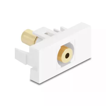 Sieninė rozetė DeLOCK 90841 2 x 3,5 mm kištukas kištukas baltos spalvos