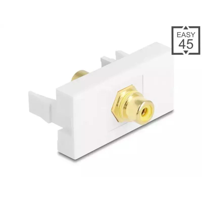 DeLOCK Keystone modulis 90859 RCA jungtis balta geltona