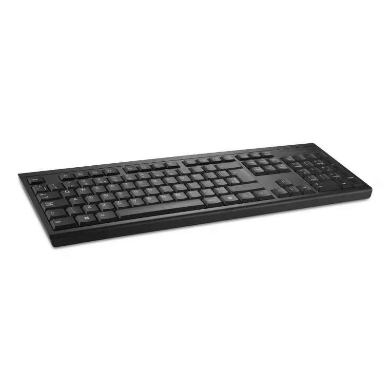 Kensington KB150 EQ belaidė klaviatūra, pilno dydžio (100 %), belaidė, radijo dažnio belaidė, membraninė, QWERTY, juoda