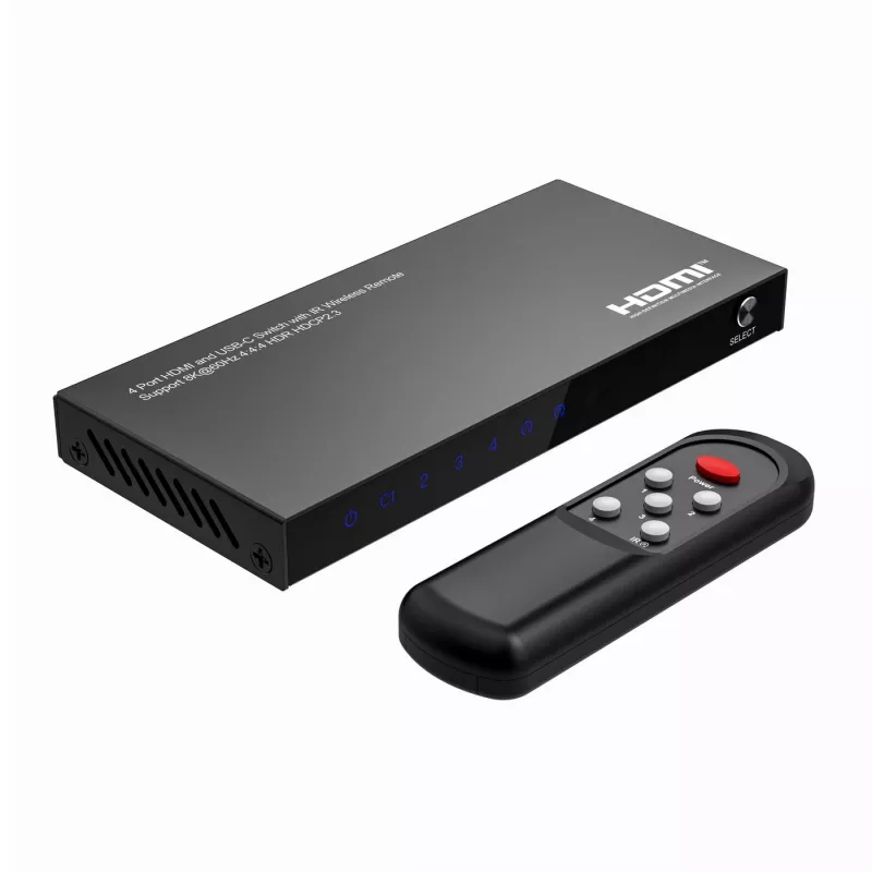 HDMI komutatorius MicroConnect MC-USBCHDMISWITCH0401-8K 8K raiška