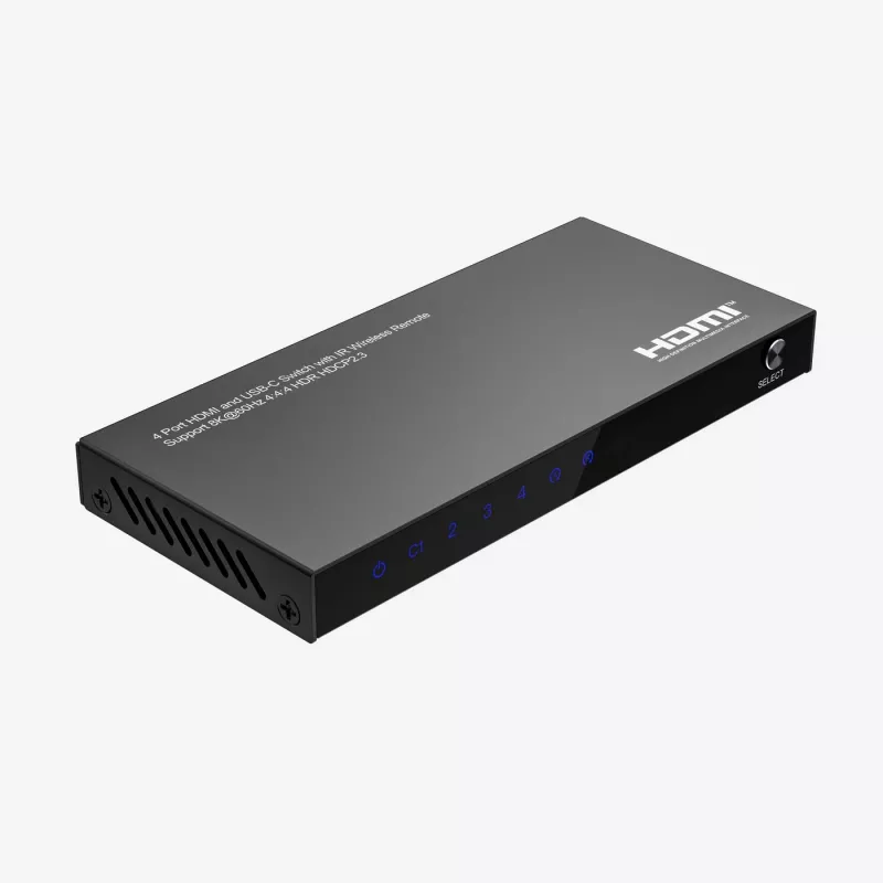 HDMI komutatorius MicroConnect MC-USBCHDMISWITCH0401-8K 8K raiška