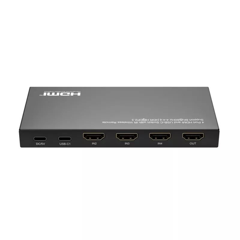 HDMI komutatorius MicroConnect MC-USBCHDMISWITCH0401-8K 8K raiška