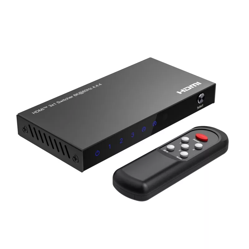 HDMI jungiklis MicroConnect MC-HDMISWITCH0301-8K 8K 60Hz 4:4:4