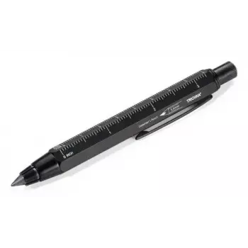 Mechaninis pieštukas TROIKA ZIMMERMANN 5.6 mm HB, juodas žalvaris