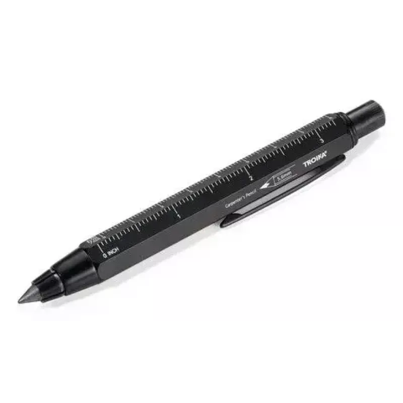 Mechaninis pieštukas TROIKA ZIMMERMANN 5.6 mm HB, juodas žalvaris
