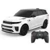 Radijo bangomis valdomas automobilis Jamara Range Rover Sport SV — baltas, svoris 0,2 kg, rekomenduojamas amžius 6+