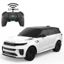 Radijo bangomis valdomas automobilis Jamara Range Rover Sport SV — baltas, svoris 0,2 kg, rekomenduojamas amžius 6+