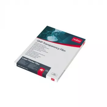 Nobo Overhead Projector Laser Printer Film, Jungtinė Karalystė, 210 x 297mm, 50 lapų