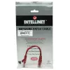 Intellinet tinklo kabelis, Cat5e, 0,5 m, raudonas, CCA, U/UTP, PVC, RJ45, auksuoti kontaktai, nesikabinantis, apsauginė mova, garantija visam tarnavimo laikui
