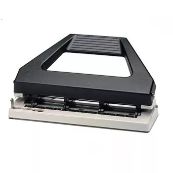 Rexel V430 4 skylių perforatorius, juodas, 30 lapų, juoda, pilka, metalas, 6 mm, 1,71 kg, 209 mm