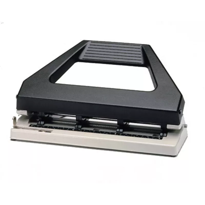 Rexel V430 4 skylių perforatorius, juodas, 30 lapų, juoda, pilka, metalas, 6 mm, 1,71 kg, 209 mm