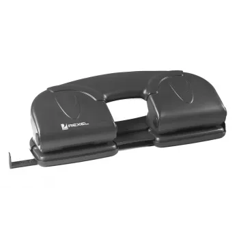 Rexel V412 4 skylių skylamušis juodas