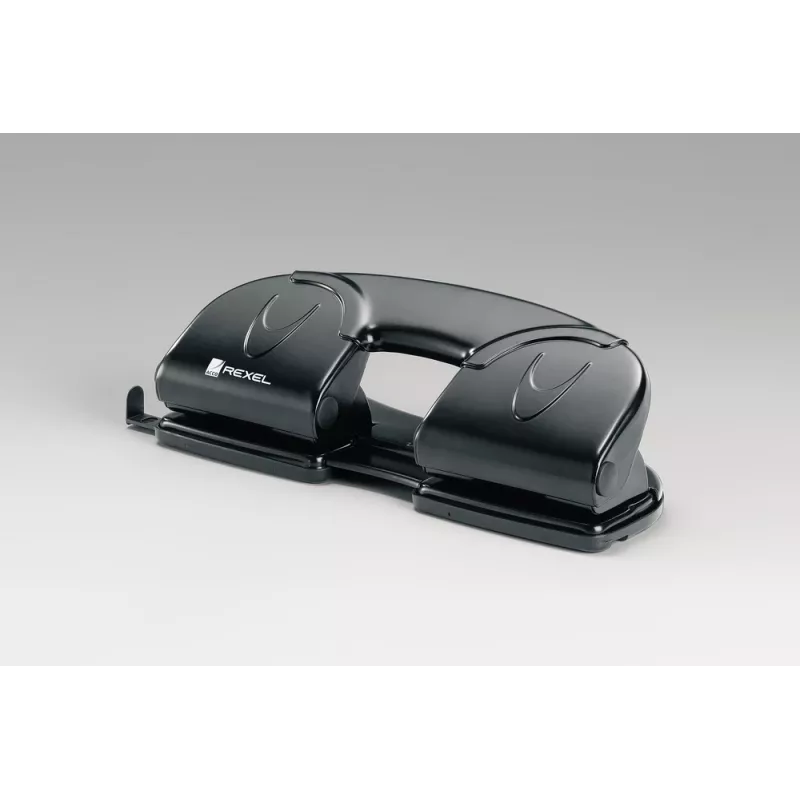 Rexel V412 4 skylių skylamušis juodas