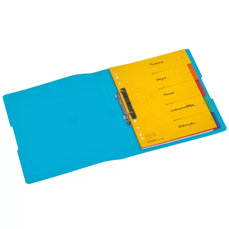 Segtuvas žiedais A4 Herlitz 11205762 mėlynas