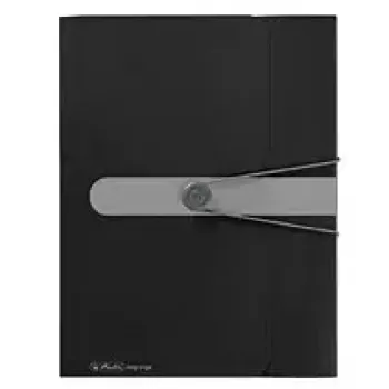 Herlitz polipropileno (PP) aplankas, juodas, A4, 11206117