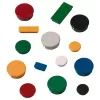 Šaldytuvo magnetukas Franken HMS36 01 raudonas 10 vnt.