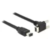 FireWire kabelis DeLOCK 83589 2 m 6 kontaktų – 9 kontaktų juodas