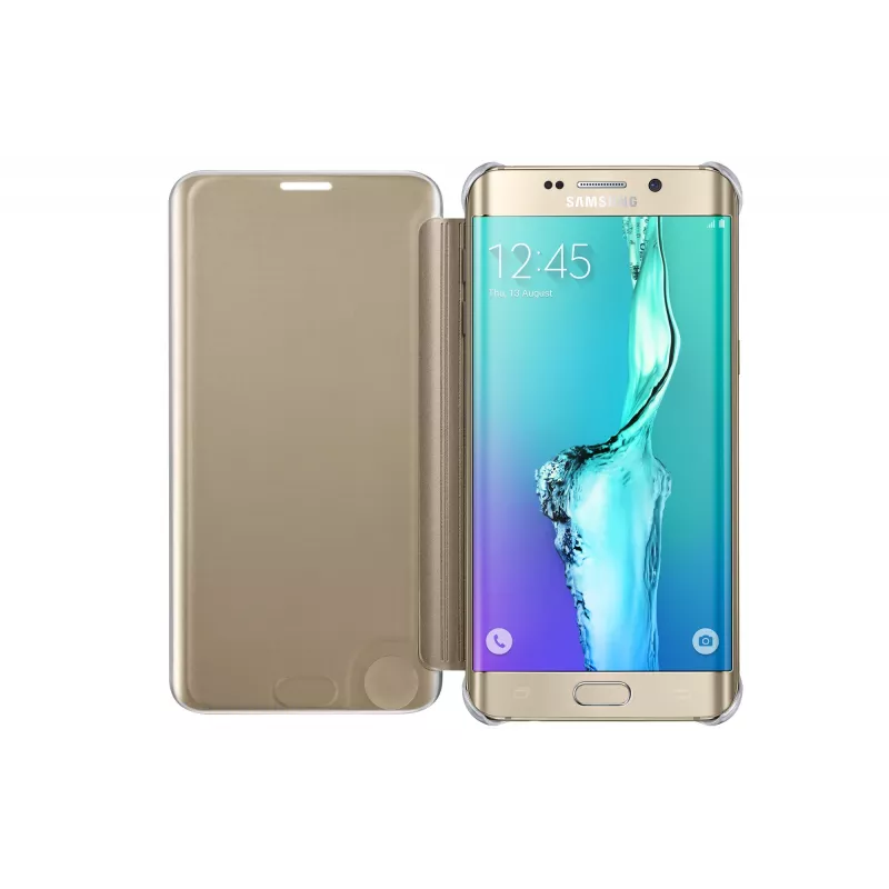 „Samsung EF-ZG928“ mobiliojo telefono dėklas „Flip“ auksinis