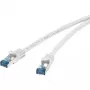 Tinklo kabelis Renkforce RF-4145295 15 m Cat6a S/FTP pilkas
