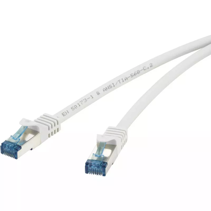 Tinklo kabelis Renkforce RF-4145298 20m Cat6a S/FTP Baltas
