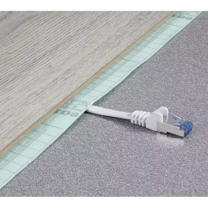 Tinklo kabelis Renkforce RF-4149840 Cat6a U/FTP 1m Pilkas
