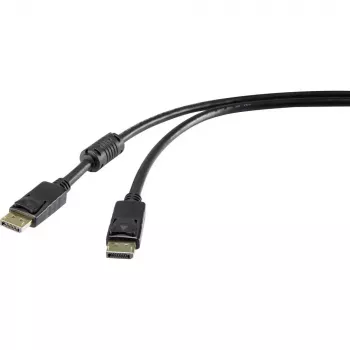 DisplayPort kabelis Renkforce RF-4212201 1.8 m Juodas