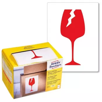 Lipnus etiketė Stačiakampis AVERY 7251 Mėlyna